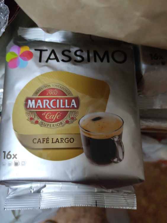 Capsulas Tassimo Marcilla Café con Leche Ahorro