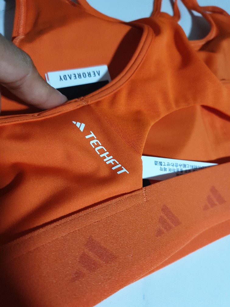 adidas Lift Your Mind PowerReact Medium-Support Bra - Orange