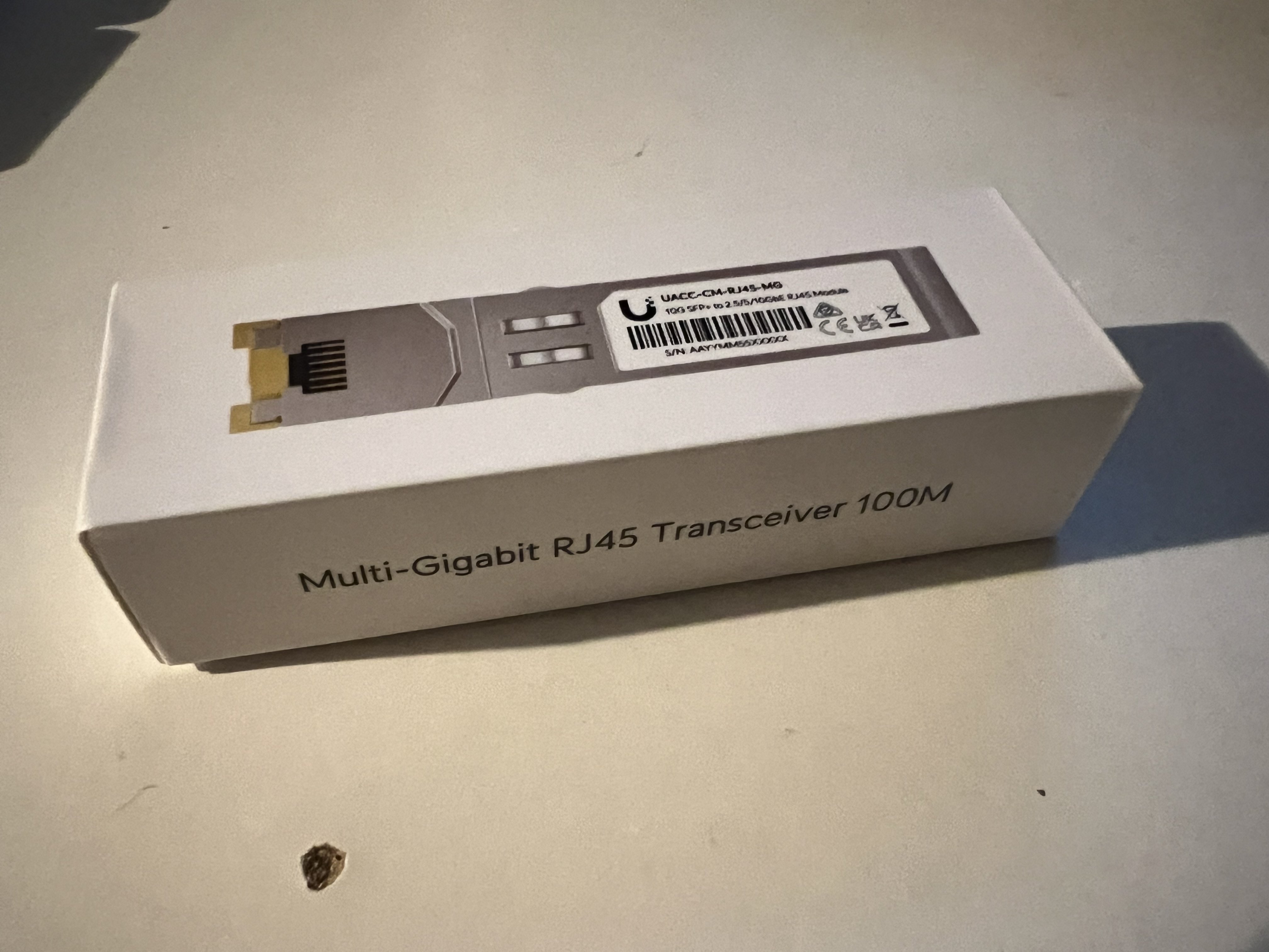 Ubiquiti Unifi UACC-CM-RJ45-MG 10G SFP+ to RJ45 Transceiver Module