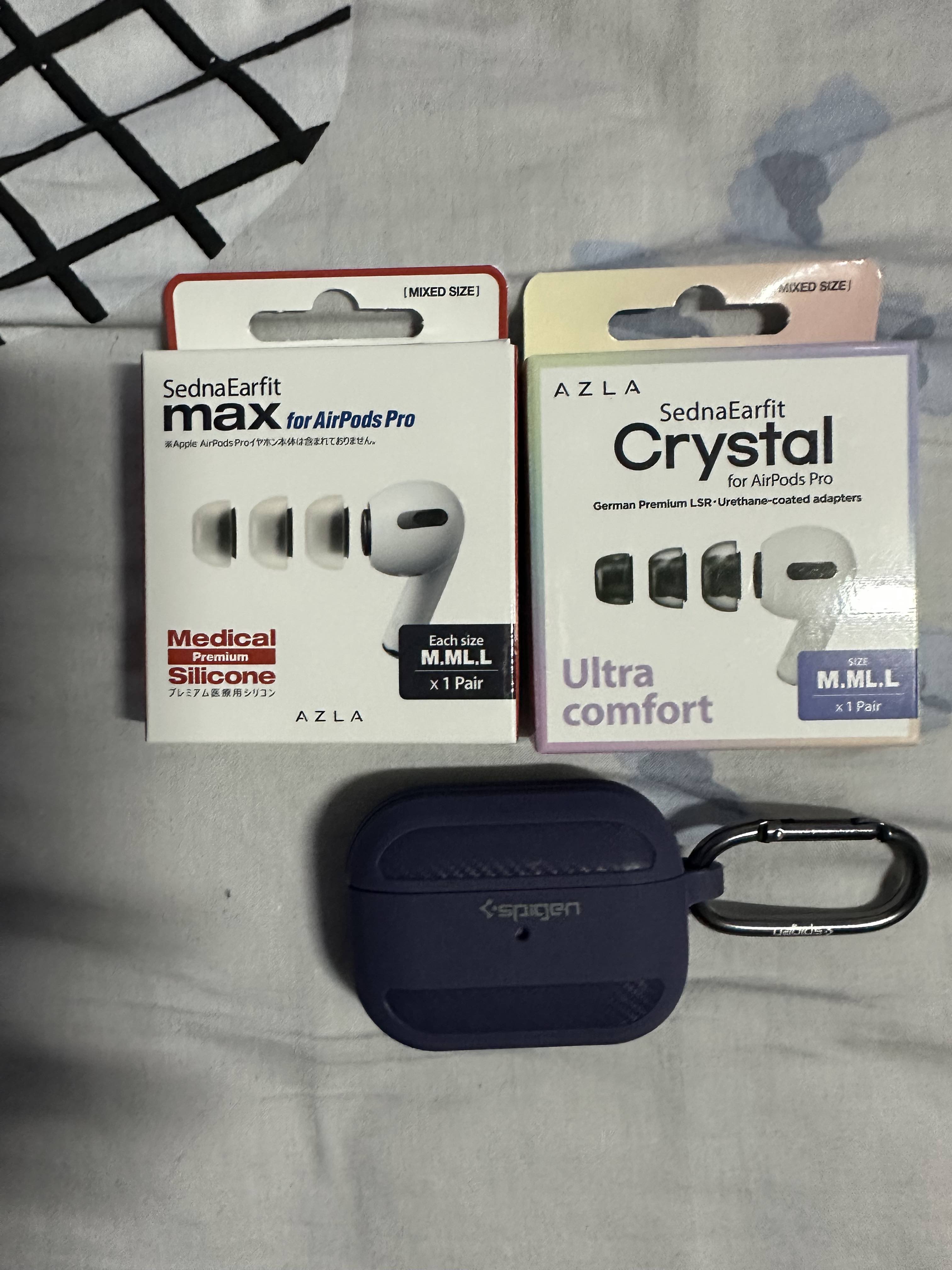AZLA SednaEarfit MAX Medical Silicone Eartips for Apple AirPods
