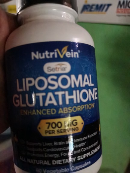 nutrivein liposomal glutathione Nutrivein Liposomal Glutathione Enhanced Absorption 700 mg Per Serving, 60  Vegetable Capsules
