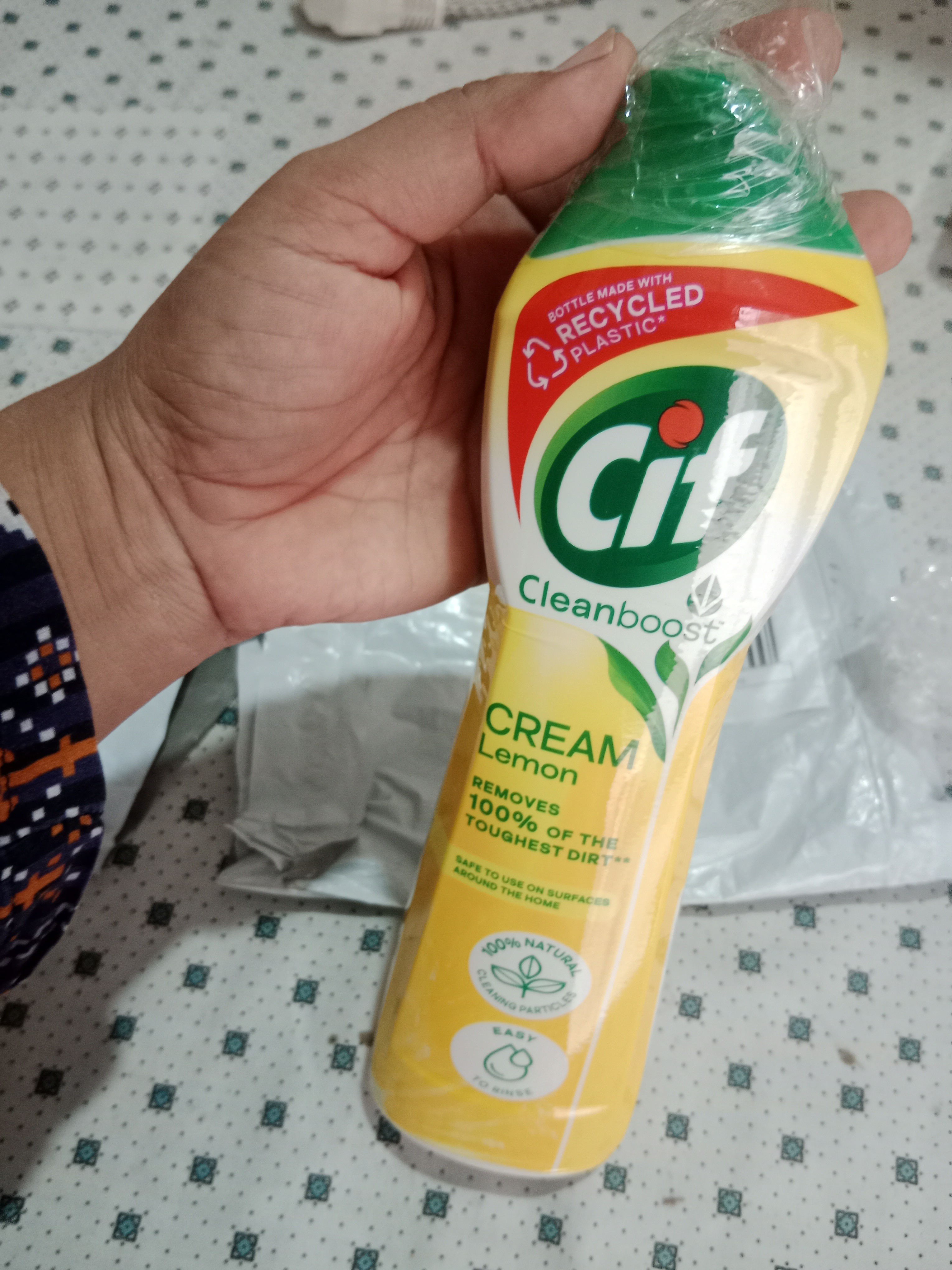 Buy CIF FLORAL CREAM MULTIPURPOSE SURFACE CLEANER FOR TOUGH STAINS Natural Particles 500ml 2 1675659293 - View #9