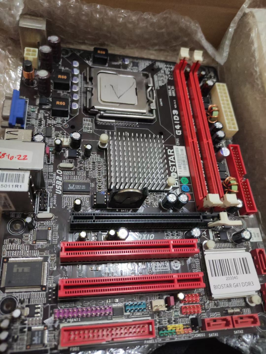 Biostar G41d3+ Biostar Lga 775 Biostar G41D3+ G41 Socket 775 DDR3