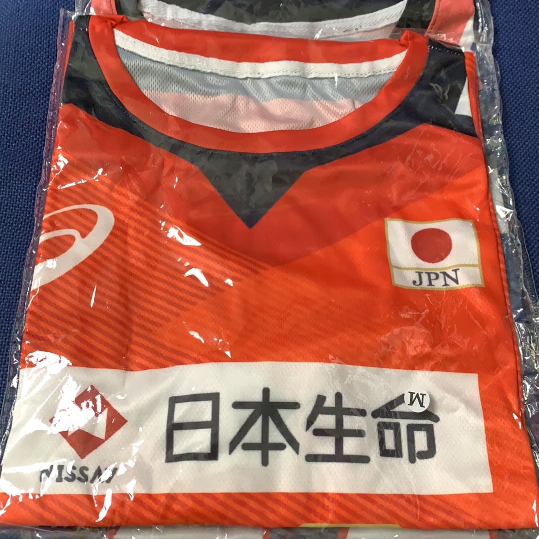 JAPAN National Men Team Authentic Jersey #11 NISHIDA (Asics) Red