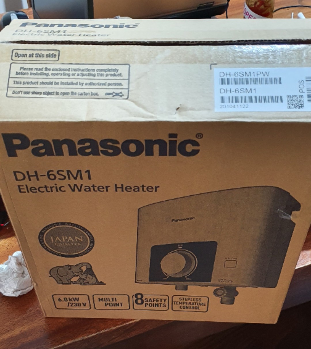 Panasonic Water Heater Compact Multipoint Shower Heater 6.0KW (DH-6SM1PW) |  Lazada PH