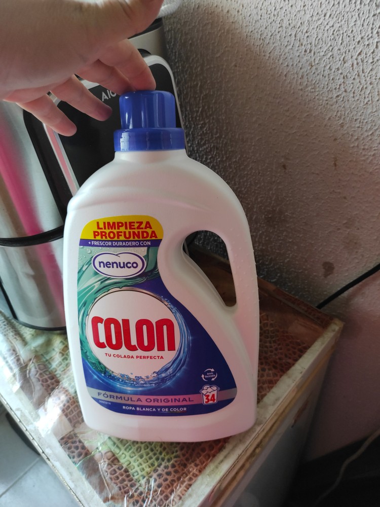 Colon Polvo Activo - Detergente para lavadora, adecuado para ropa blanca y  de color, formato polvo - 100 dosis, 5 kg