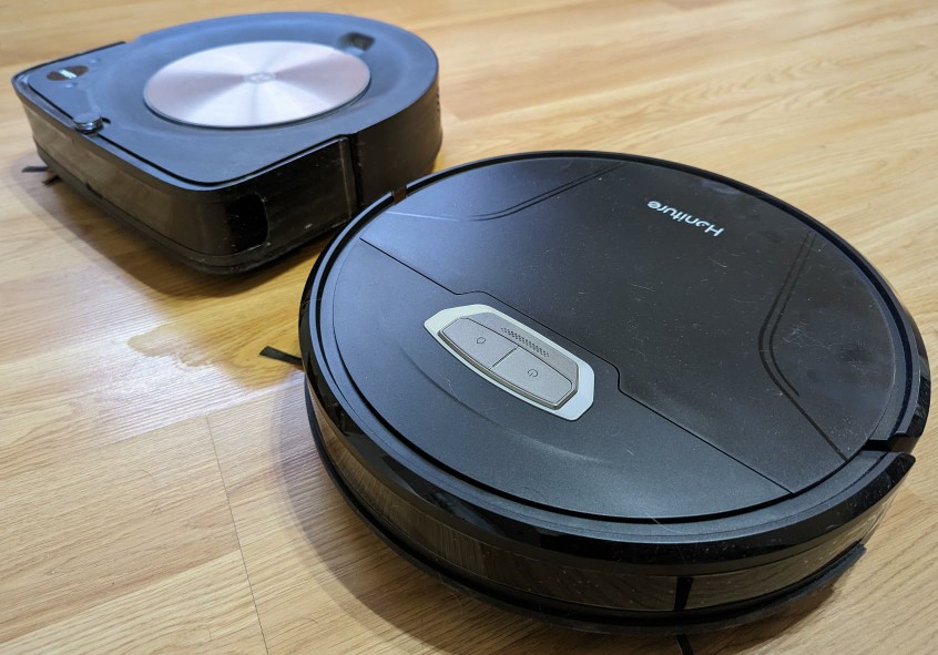 HONITURE Robot Vacuum Cleaner, G20 Robot Vacuum and Mop Combo 3 in 1,  4000pa Strong Suction, Self-Charging, App&Remote&Voice Control, Compatible  with