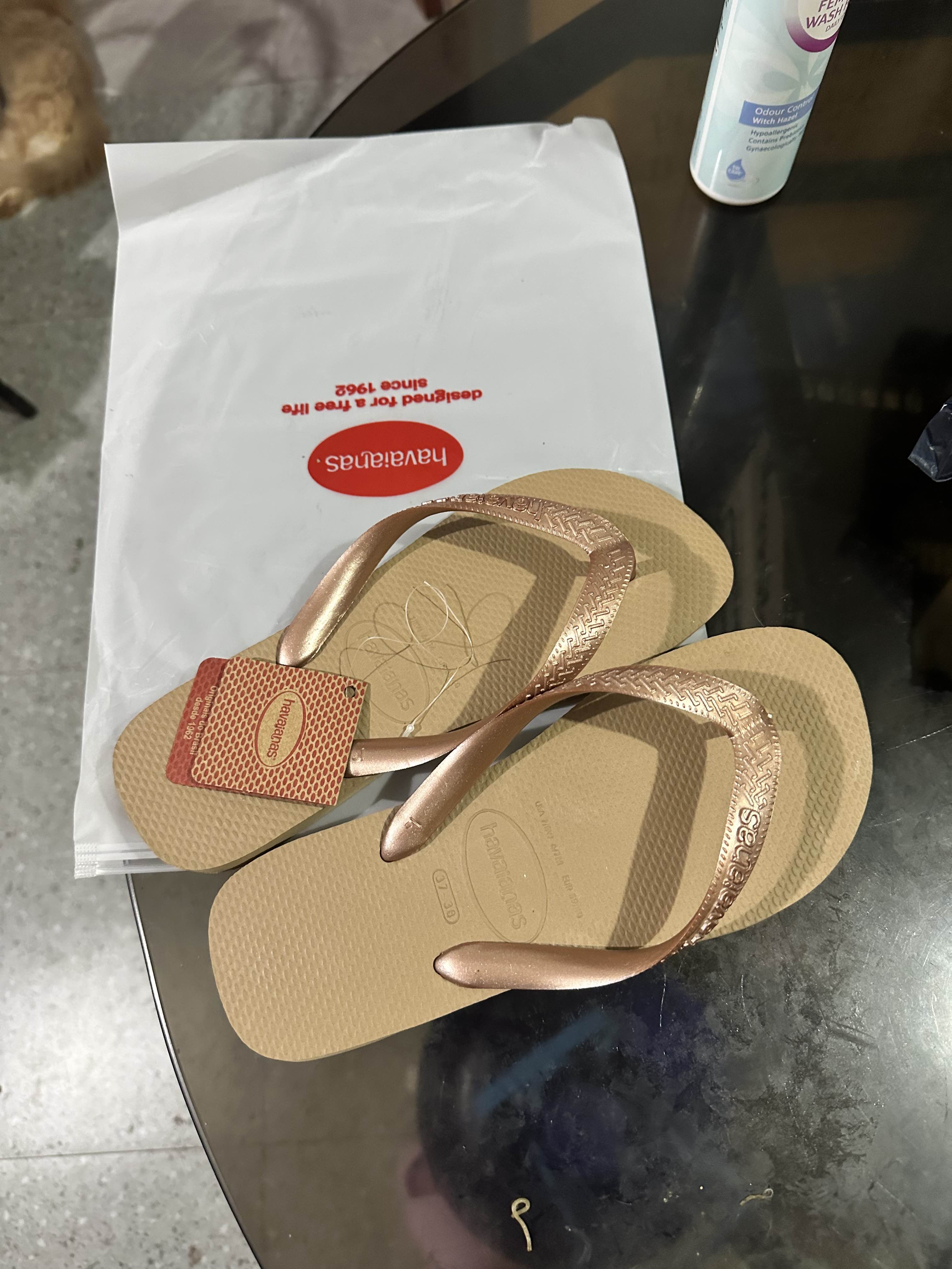 Havaianas Top Flip Flops Rose Gold Lazada PH