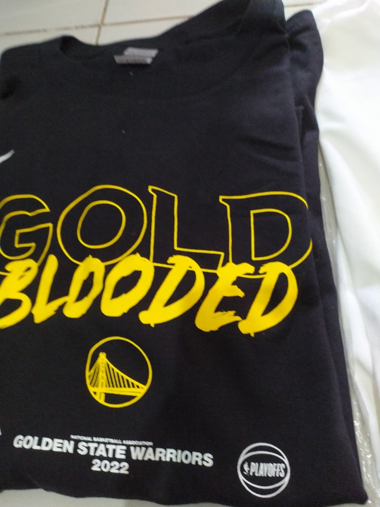 New Gold Blooded Warriors T Shirt, Cheap NBA Basketball Golden State  Warriors Merchandise - Allsoymade