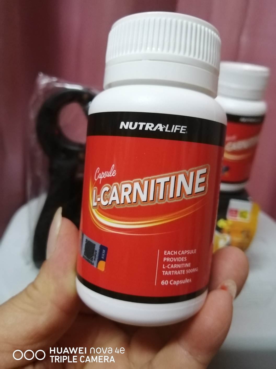 l carnitine nutralife malaysia Nutra-Life L-Carnitine 500mg 2x60 Capsules for Slimming, Fat Mobilising &  Burning
