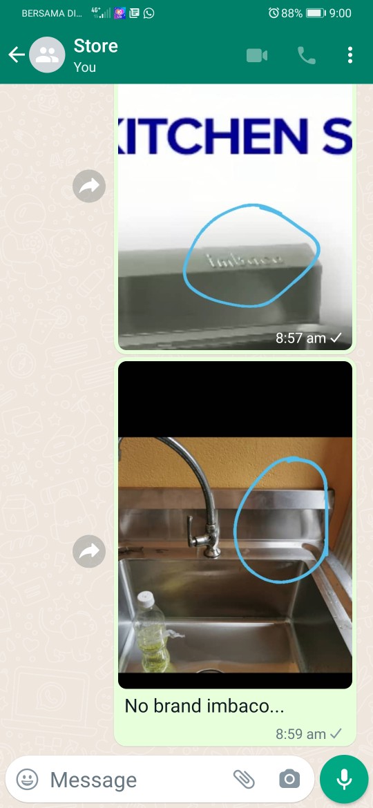 Imbaco Kitchen Sink Single Bowl Fully Stainless Steel Imported