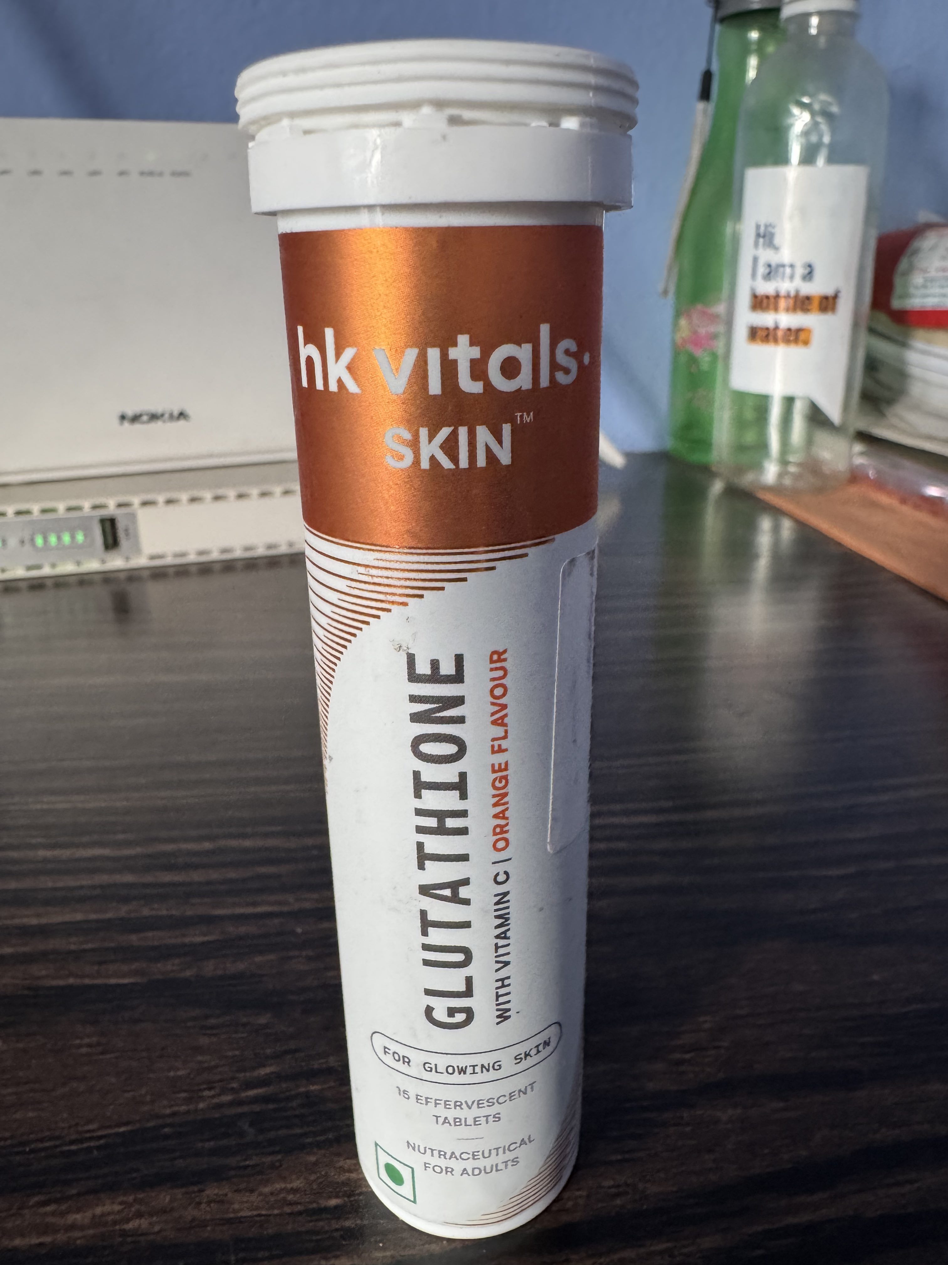 HK Vitals Glutathione 15 Effervescent Tablets L-Glutathione Tablets with Vitamin  C & E for Skin Glow & Hydration No Added Sugar | Daraz.com.np