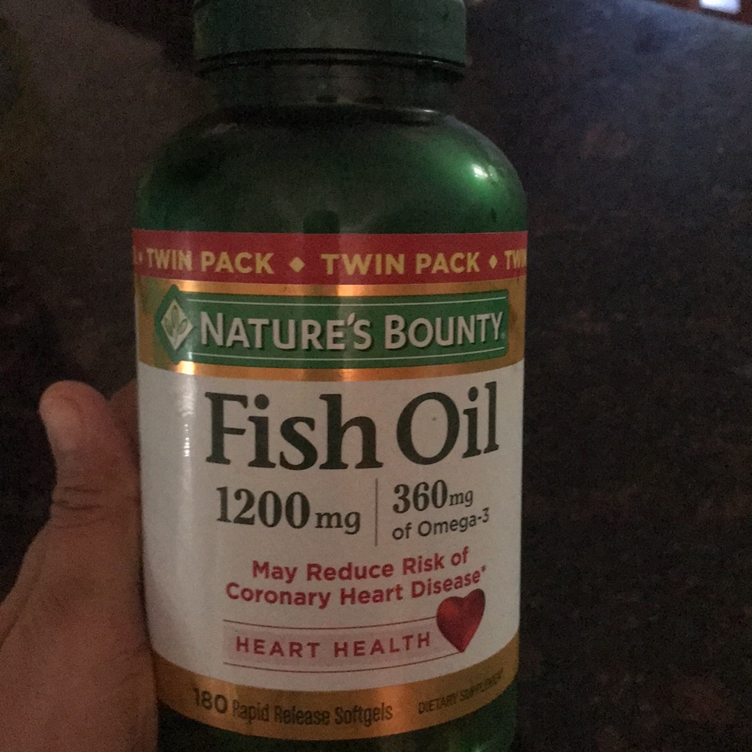 Nature's Bounty Fish Oil 1200 mg Rapid Release Liquid Softgels Twinpack