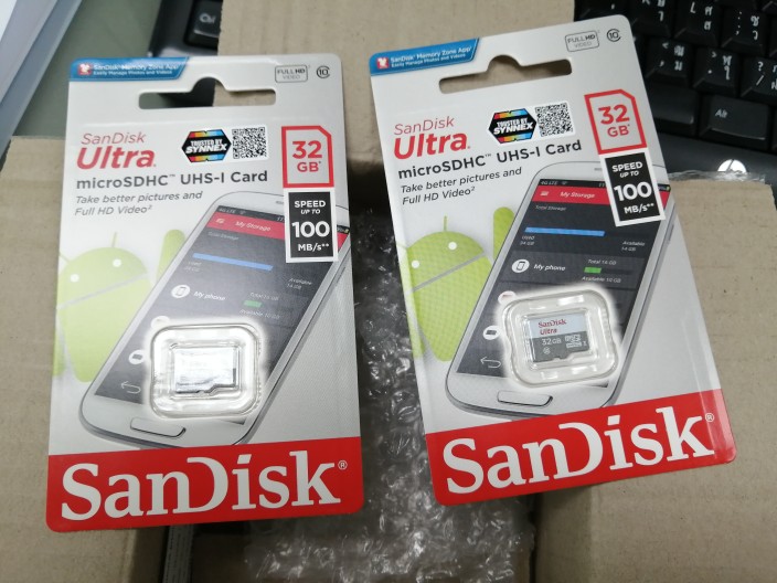 SanDisk Ultra Micro SD Card 32GB (SDSQUNR-032G-GN3MN) 100mb/s 533x Class10  ประกัน 7 ปี Memory MicroSD เมมโมรี่ ใส่โทรศัพท์ กล้องติดรถ กล้องถ่ายภาพ  กล้องวงจรปิด กล้อง IP Camera | Lazada.co.th