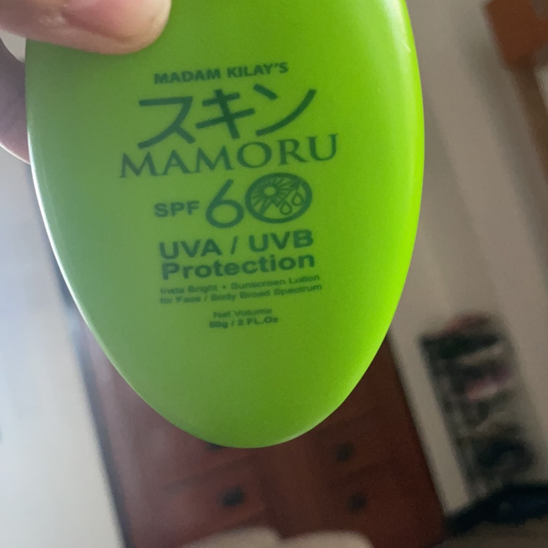thumbnail image 2 of Madam Kilay Mamuro Sunscreen SPF 60 – 2fl Oz Chemical Cream With Aloe Vera For Face & Neck 2 of 4