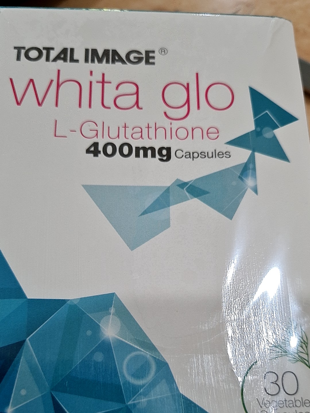 TOTAL IMAGE WHITA GLO L-GLUTATHIONE 400MG 30'S (Suplemen Pemutih Kulit /  Supplement for skin whitening)