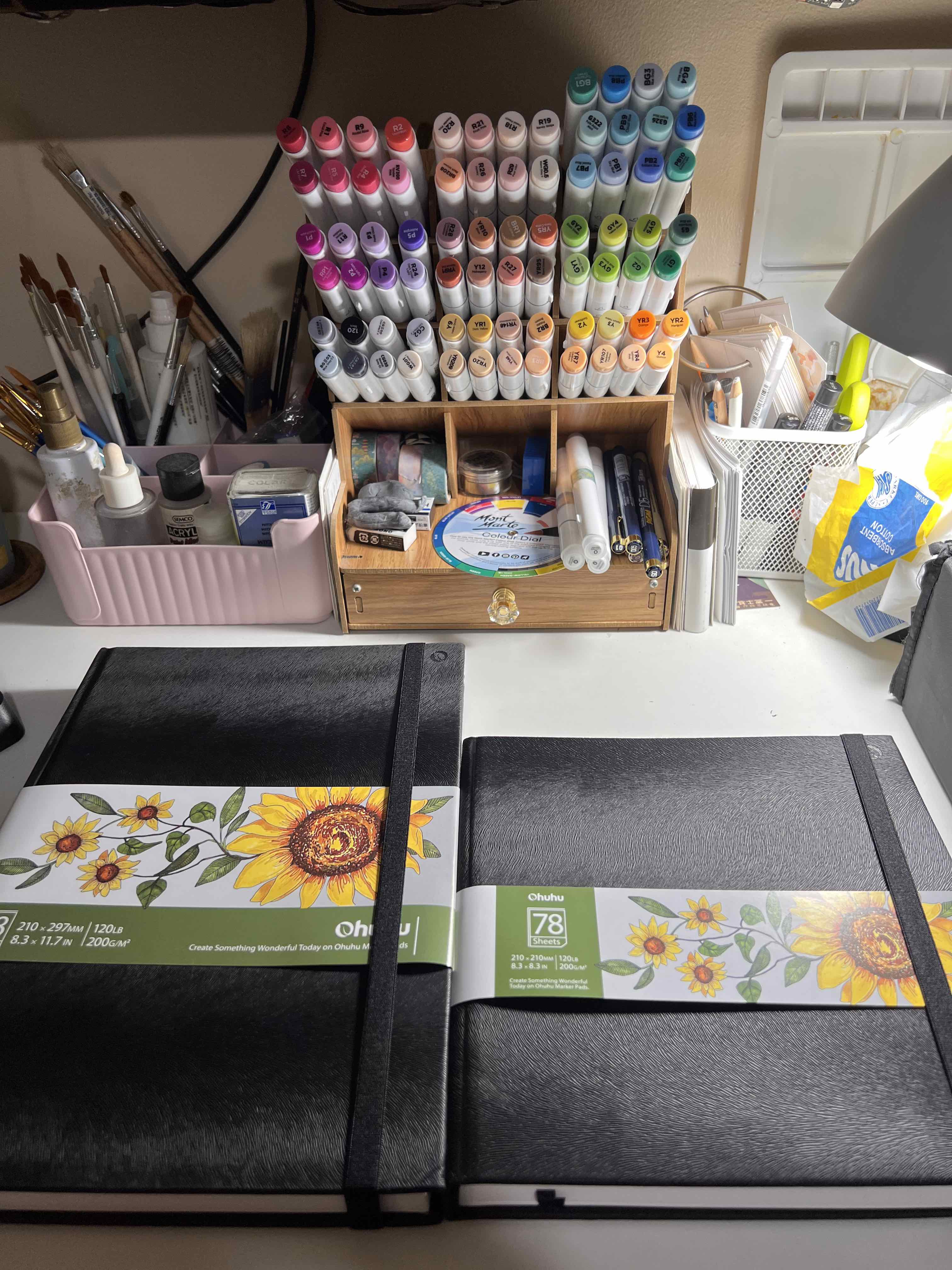 Ohuhu Marker Pads Art Sketchbooks for Markers, 2 Pack