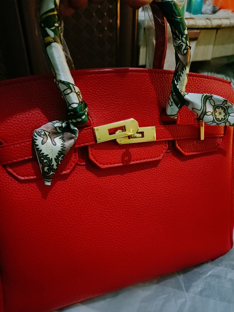 Leather Linchy's Birkin bag