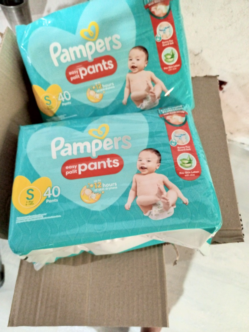 PAMPERS, Baby Dry Pants Diaper Small 40s