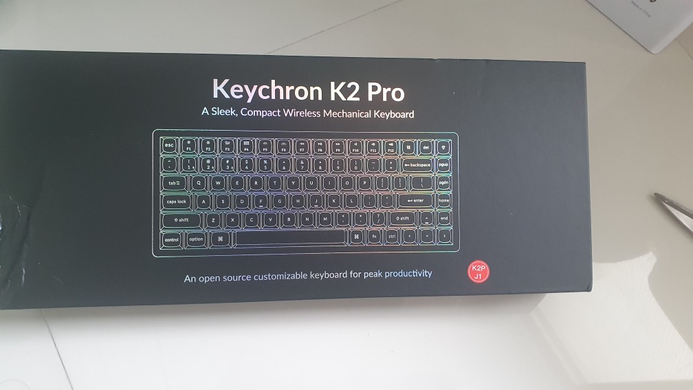 Original Keychron K2 Pro Mechanical Keyboard hot Swappable QMK/VIA Support  Bluetooth Wireless/Wired Keyboard Support Windows Mac