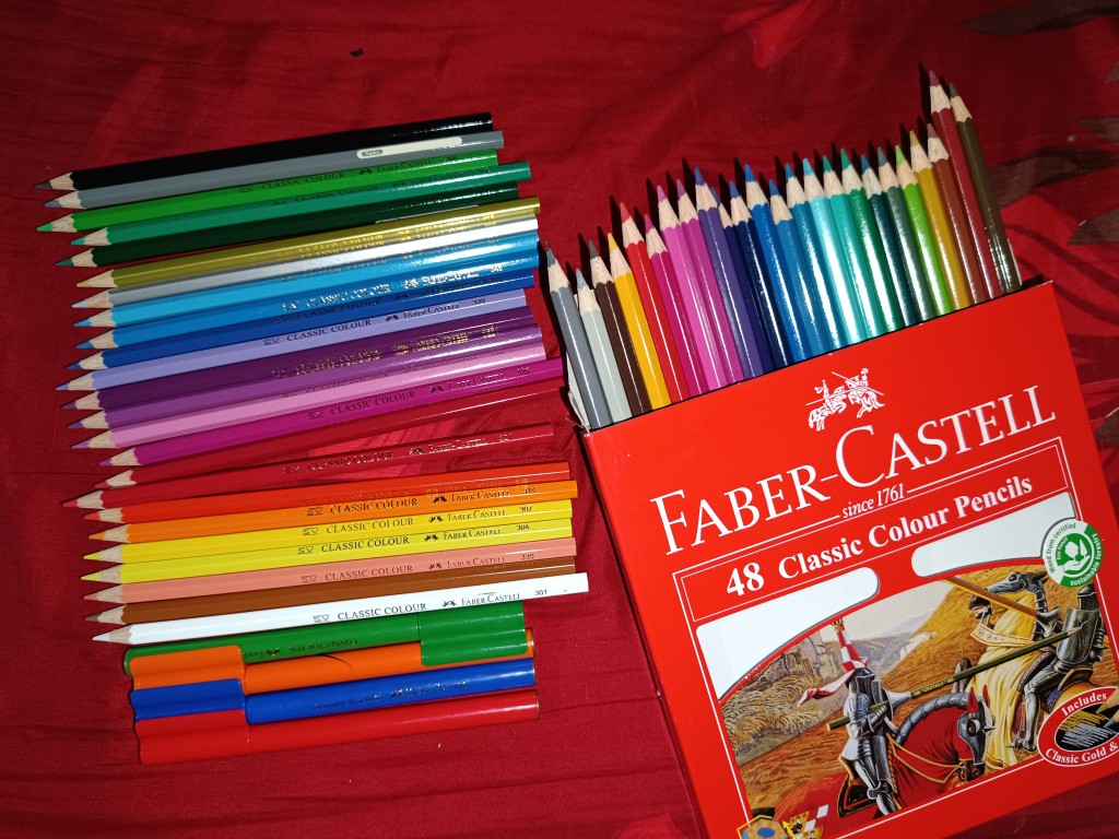 Faber Castell Colored Pencil Classic 12115858 48 Colors Long