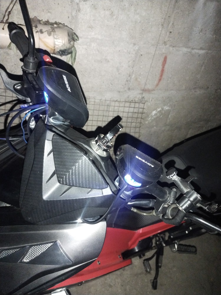 dailooas AOVEISE MT493 Haut-parleur compatible Bluetooth pour moto