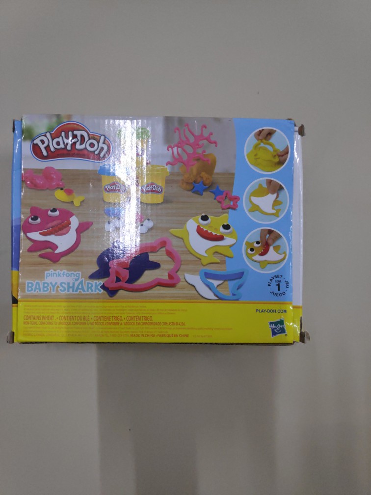 Awotech Play Dough Baby Shark Playdough Set For Kids Play Doh Set Doh Baby  Shark Doo Doo Kids Arts & Crafts Clay Dough Clay For Kids Playdoh Baby Shark  Toy 粘土 |