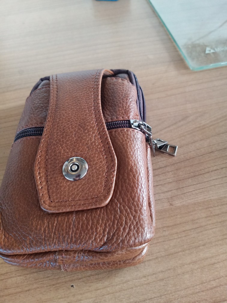 Small Leather Belt Loop Pouch