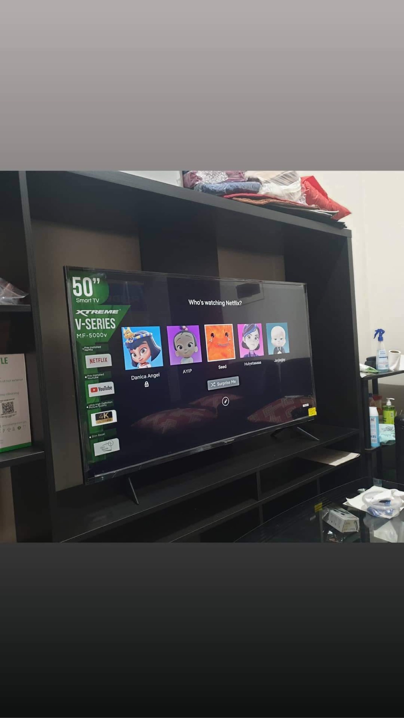 Xtreme X Series 50 Inch Smart 4k Ultra Hd Led Tv Linux Os Slim Bezel Pre Installed Netflix Youtube Mobile Screen Mirroring 3840x2160 With Free Wall Bracket Black Mf 5000vx Lazada Ph Xtreme X Series 50 Inch Smart 4k Ultra Hd Led Tv Linux Os Slim Bezel Pre Installed Netflix Youtube Mobile Screen Mirroring 3840x2160 With Free Wall Bracket Black Mf 5000vx Lazada Ph