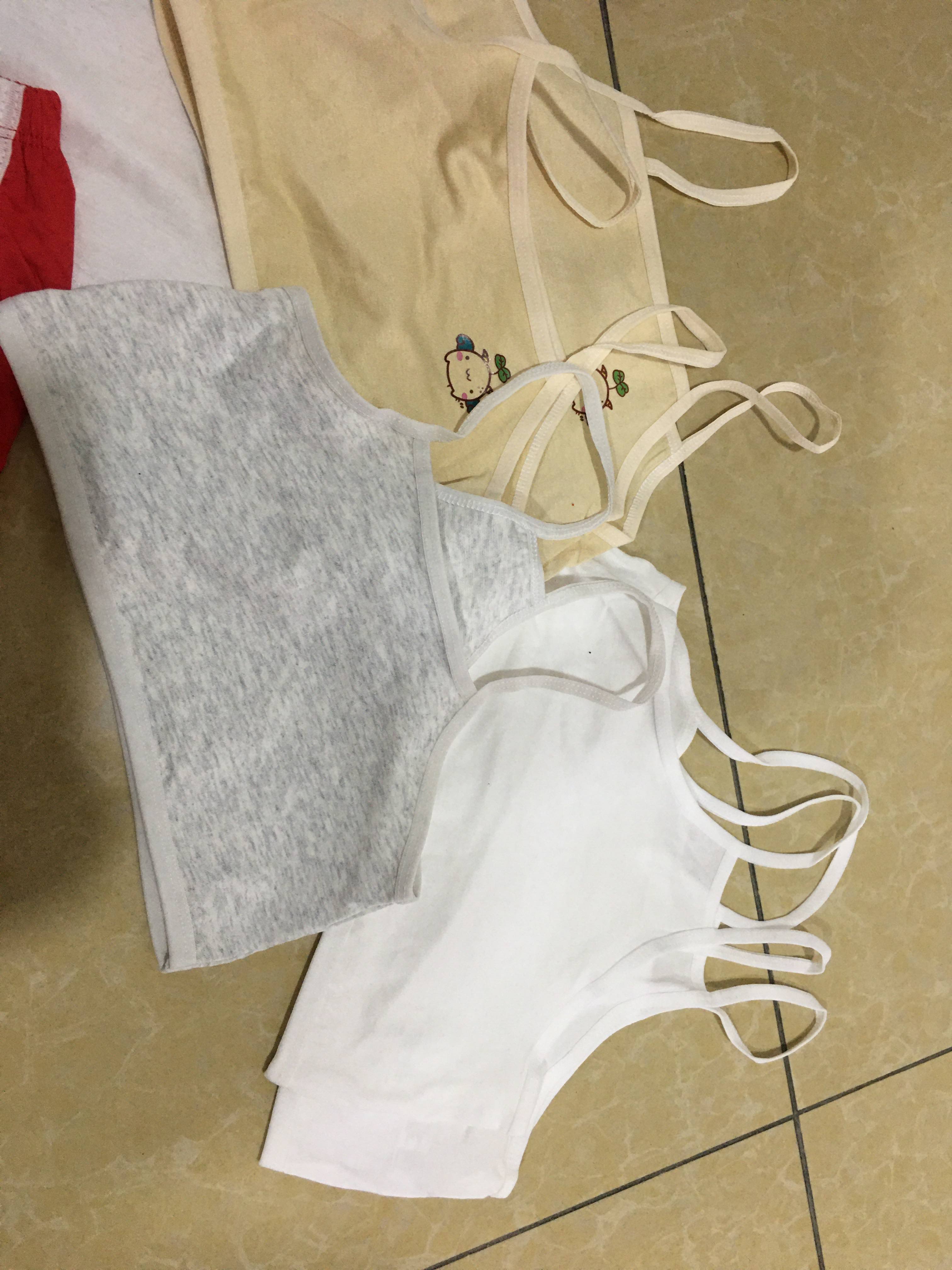 Teenage Underwear for Girls 12-15-18 Years Old Cotton Camisoles