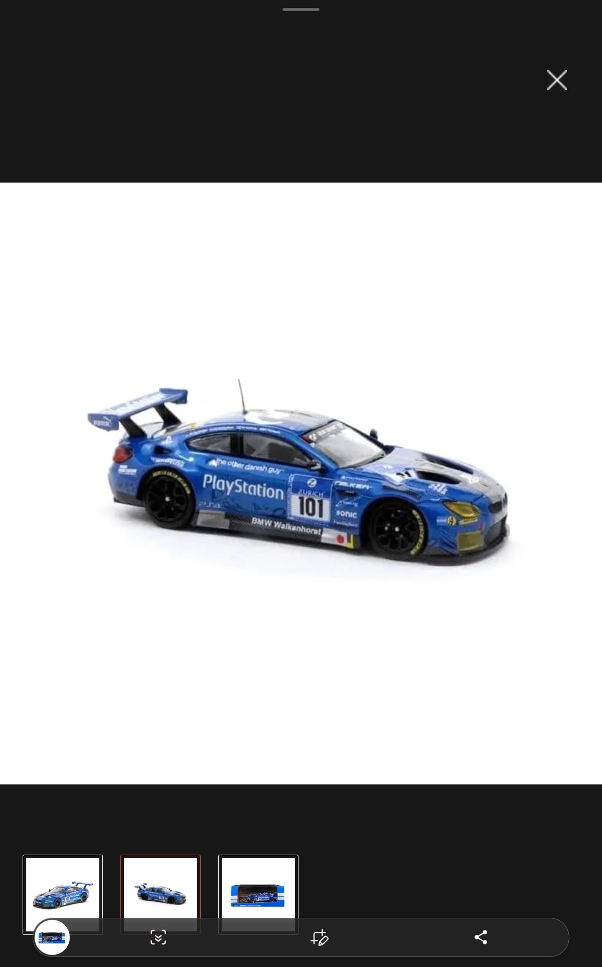 Tarmac Works x iXO 1:64 BMW M6 GT3 Nurburgring 24H 2016 [712279