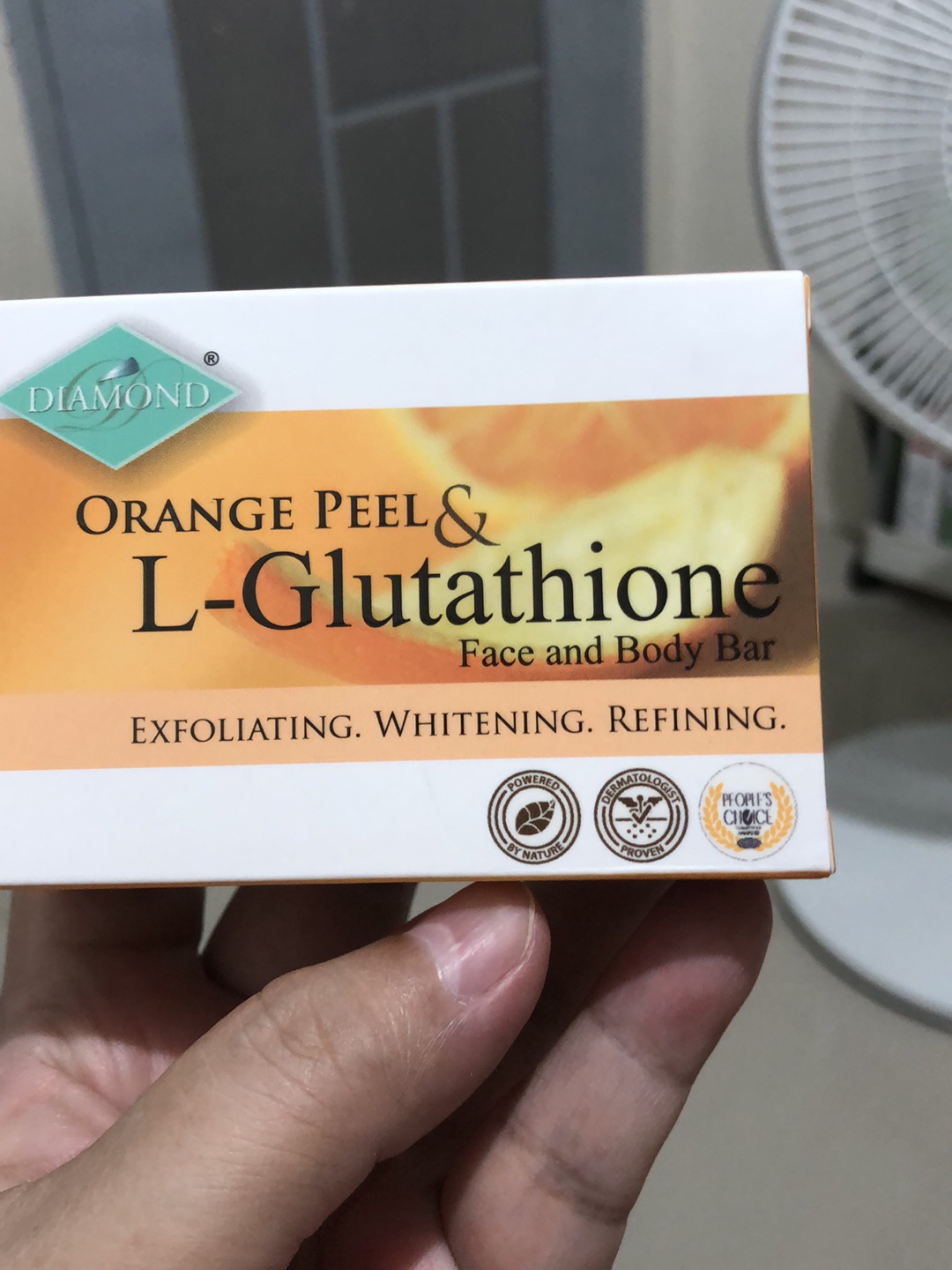 orange peel l glutathione soap review Diamond Orange Peel and L - Glutathione Face and Body Bar (Whitening Soap) 150g, 1pc