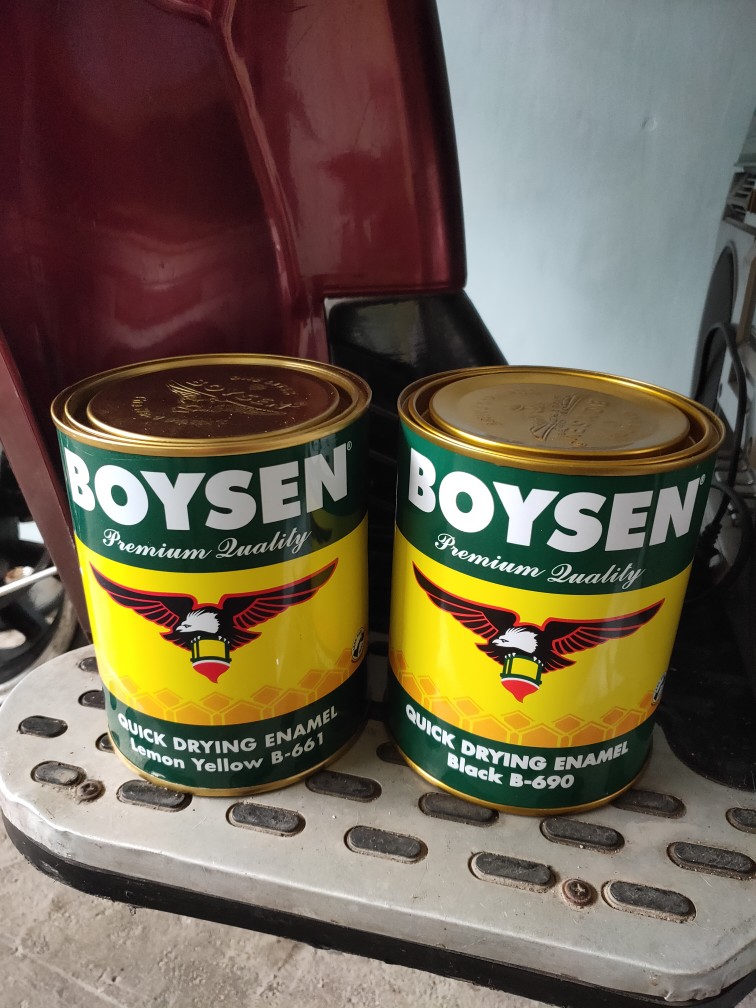 Boysen Quick Drying Enamel Lemon Yellow – Top-Most Hardware & Construction  Supplies