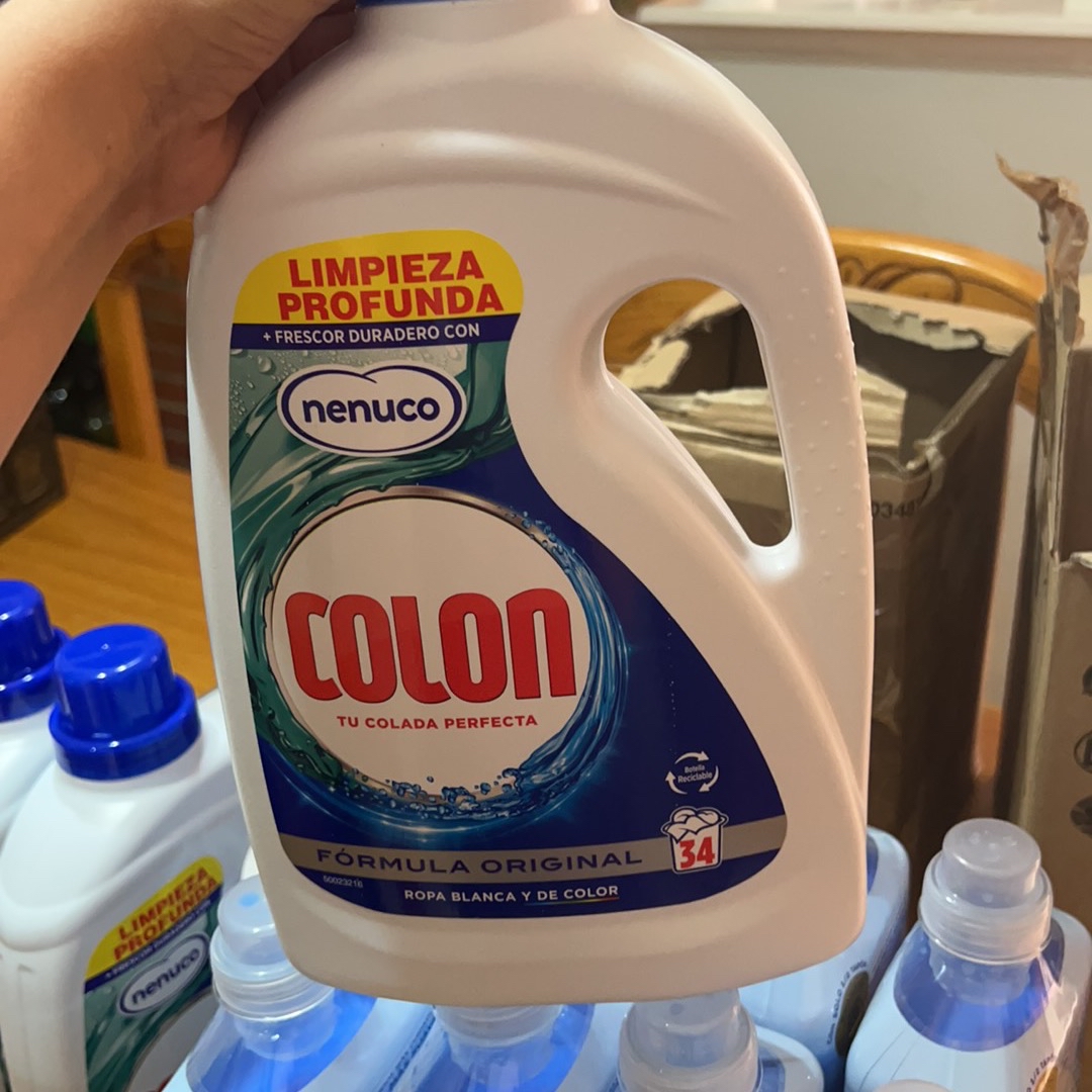 Colon Nenuco - Detergente para Lavadora, adecuado para Ropa Blanca y de  Color, Formato Gel - 60 Lavados