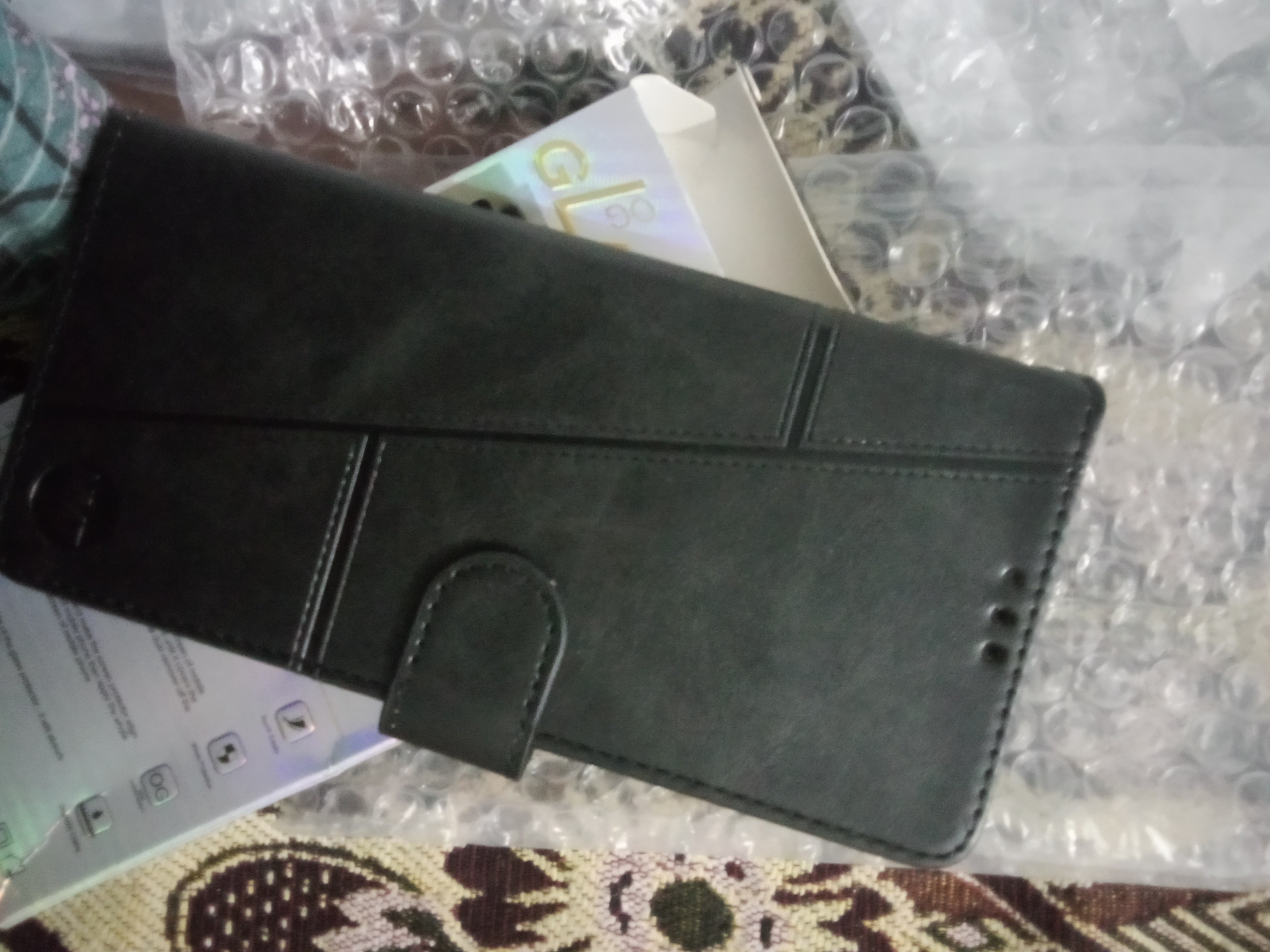 BRAND SET Custodia Portafoglio Per OnePlus 8T - Similpelle Con Chiusura Magnetica E Slot Carte - Funzione Cavalletto - Nero