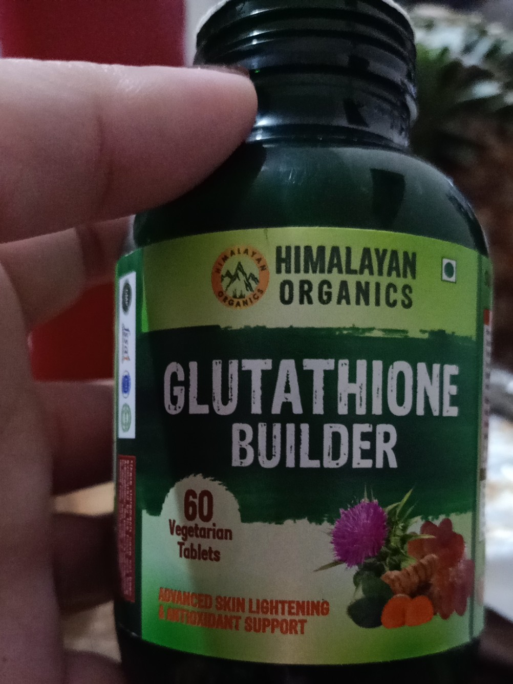 himalayan organics glutathione builder Himalayan Organics Glutathione Builder for Anti-Ageing Skin Brightening  Whitening 60 Tabs