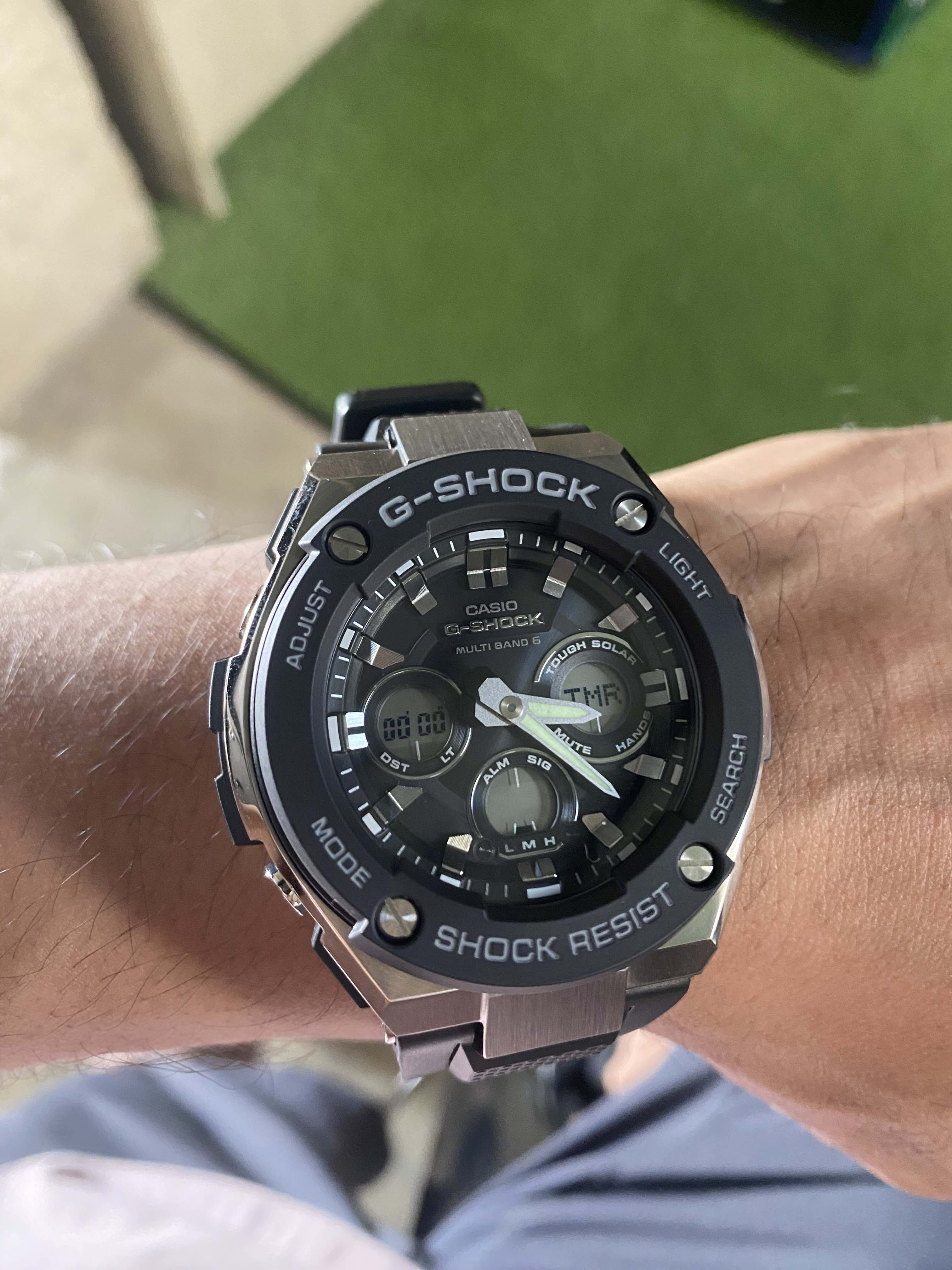 CASIO G-SHOCK GST-W300-1AJF G-STEEL Mid Size Series Tough solar