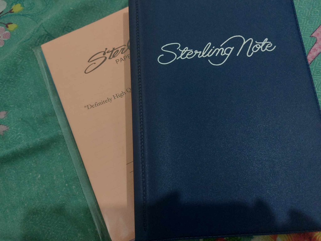 ☾Sterling 2 TONE Binder Notebook 144 leaves - Refillable - Total of 9  Fillers inside - 6X8 1/2