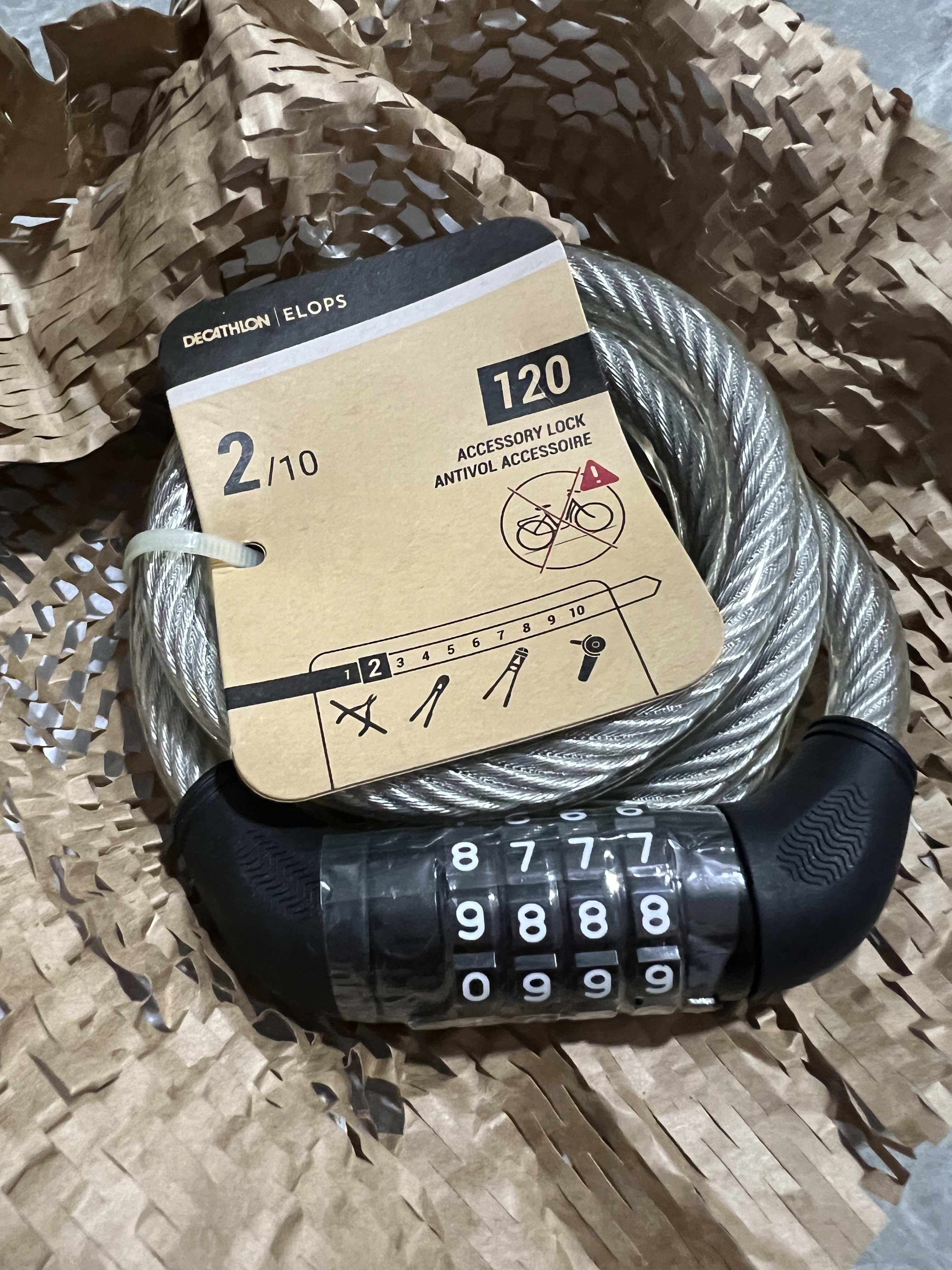 Btwin 300 hot sale lock