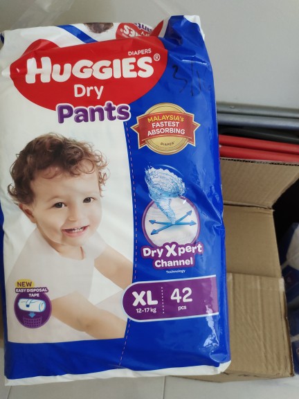 Buy Huggies Dry Pants Super Jumbo Pack XL 42pcs from pandamart