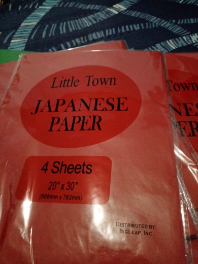 4 Sheets Little Town Japanese Paper (20 X 30)