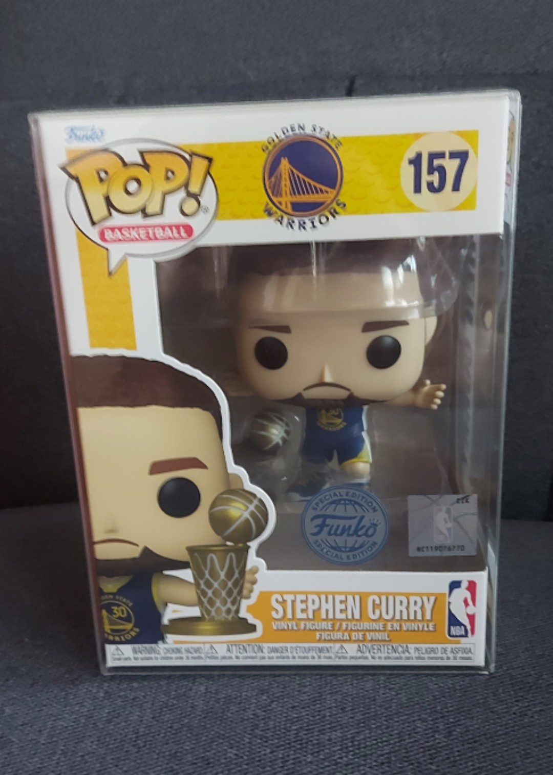 Funko POP! Basketball: NBA - Stephen Curry with Trophy #157 Special Edition  Exclusive sold by Geek PH Store