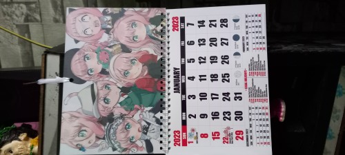 TV Anime Demon Slayer 2023 Wall Calendar Japan Anime ENSKY 1129Y