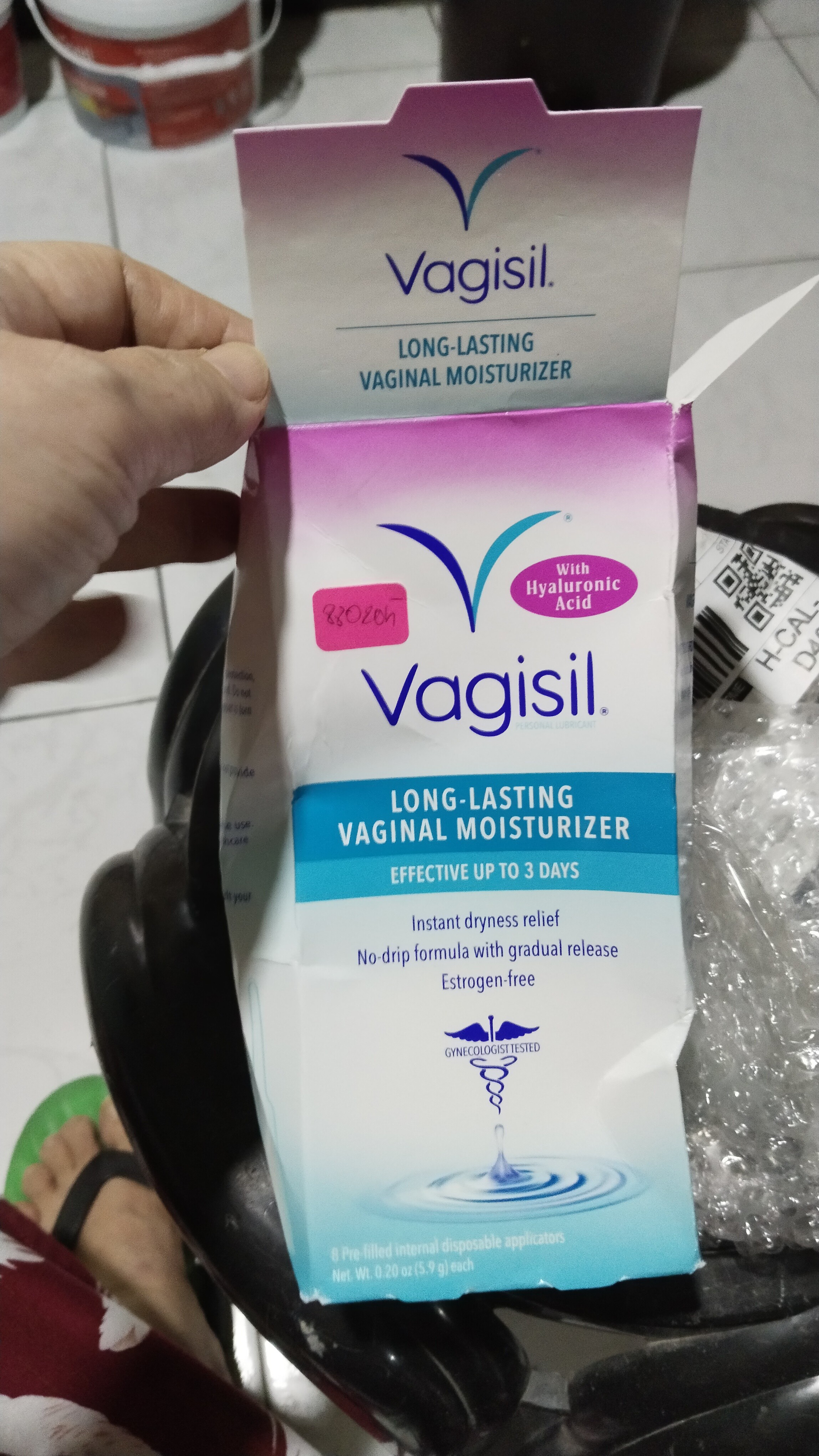 Vagisil Prohydrate Internal Vaginal Moisturizer, Gel & Lubricant for Women,  Gynecologist Tested, 8 Count- Pack of 1 (Packaging May Vary)