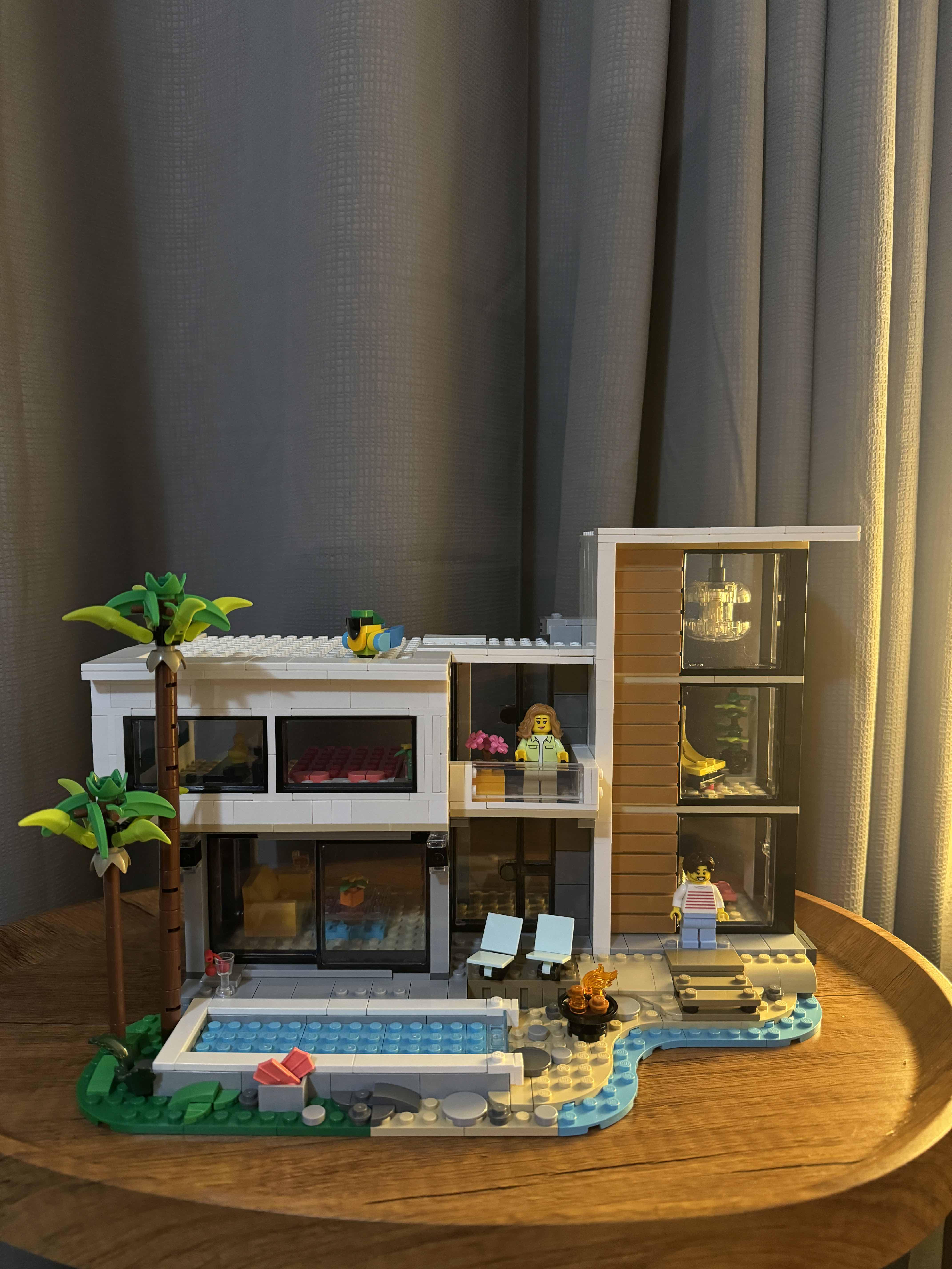 Interior Lego Modern House Modern House Building Set Lego Creator