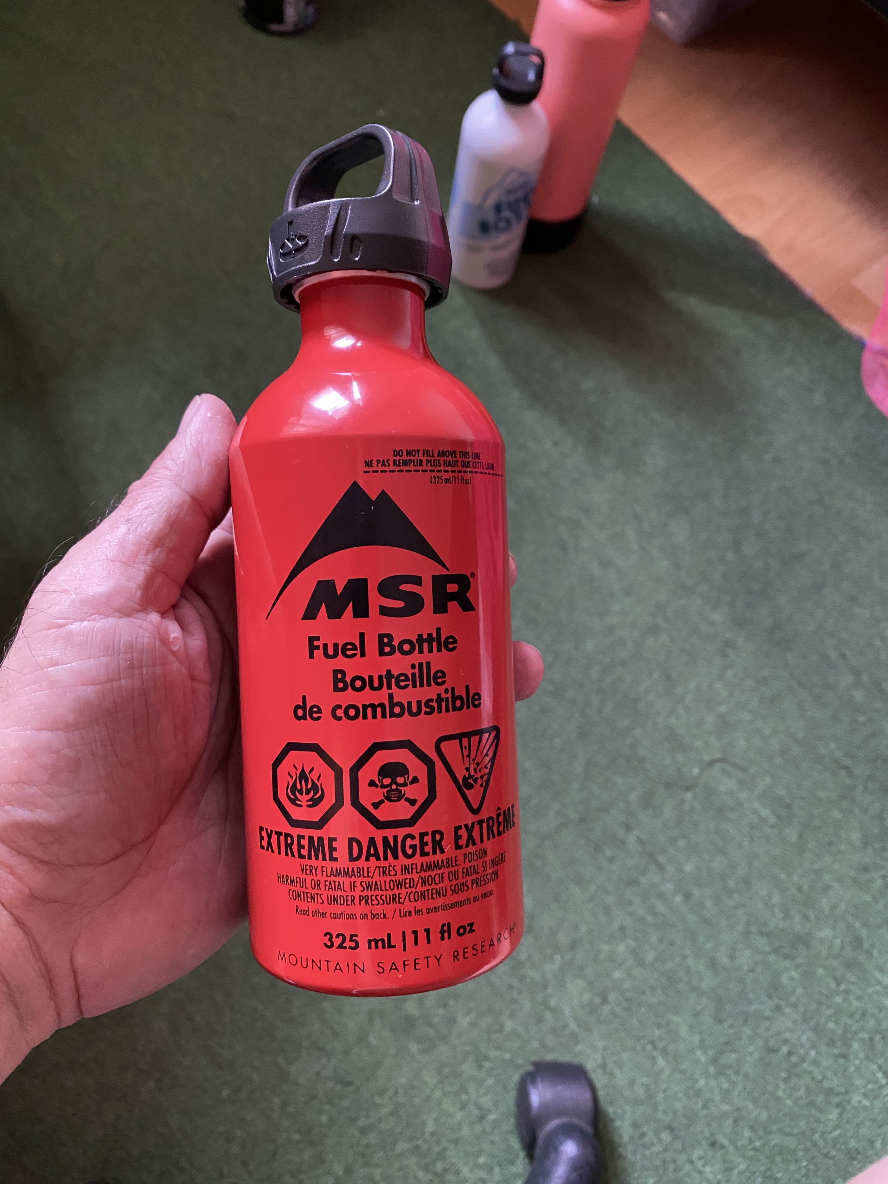 water bottle msr fuel bottle cap MSR Fuel Bottle with CRP Cap – 30 Aluminum Fuel Tank For