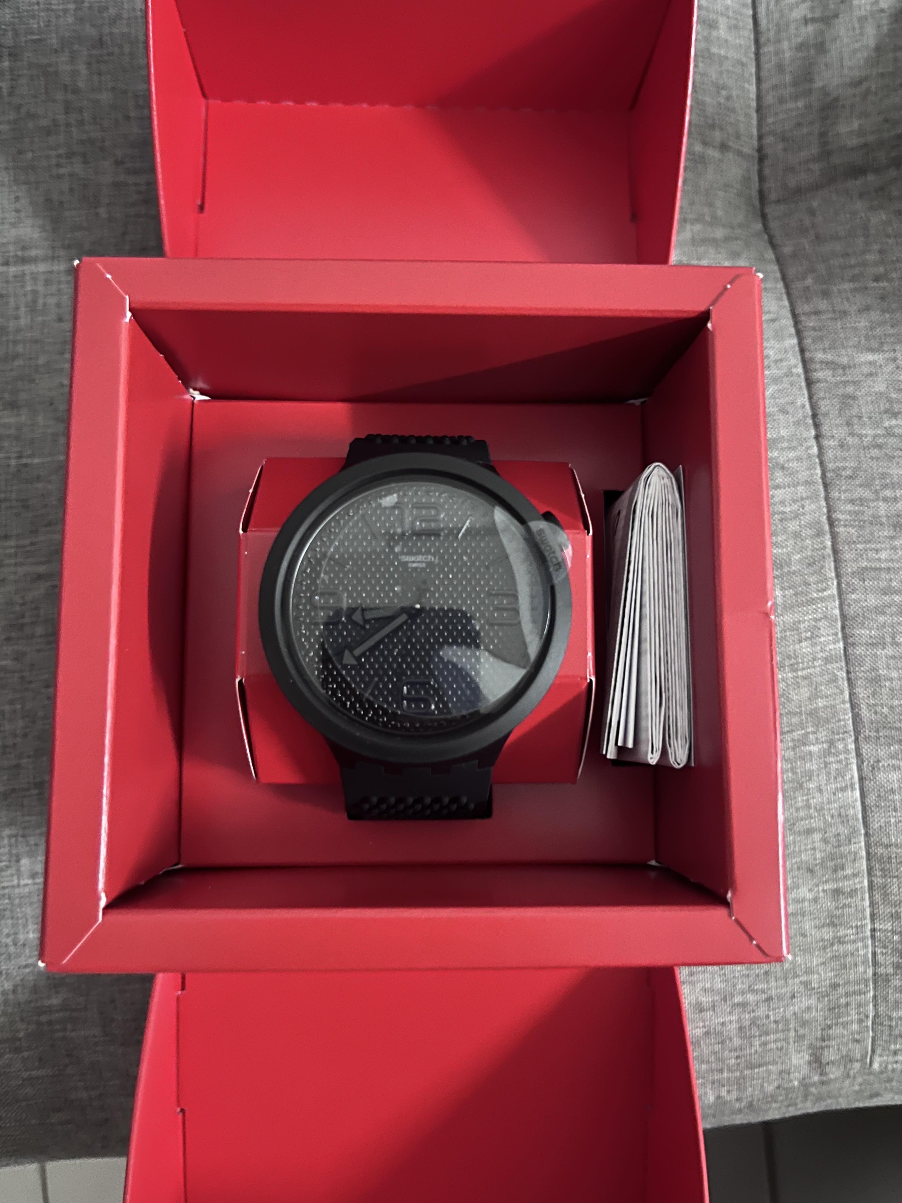 Swatch BBBLACK Big Bold Collection Black Watch 47mm SO27B100 Lazada