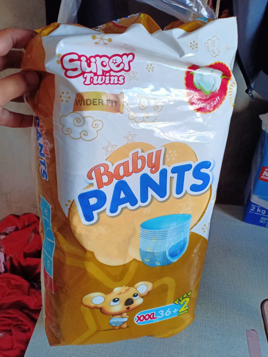 Buy Super Twins Baby Diaper Pants XXXL 36 plus 2 Online