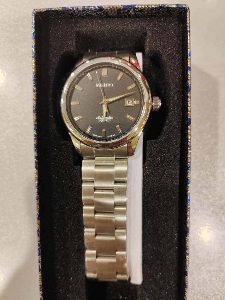 Seiko automatic 23 jewels 4r35b hot sale