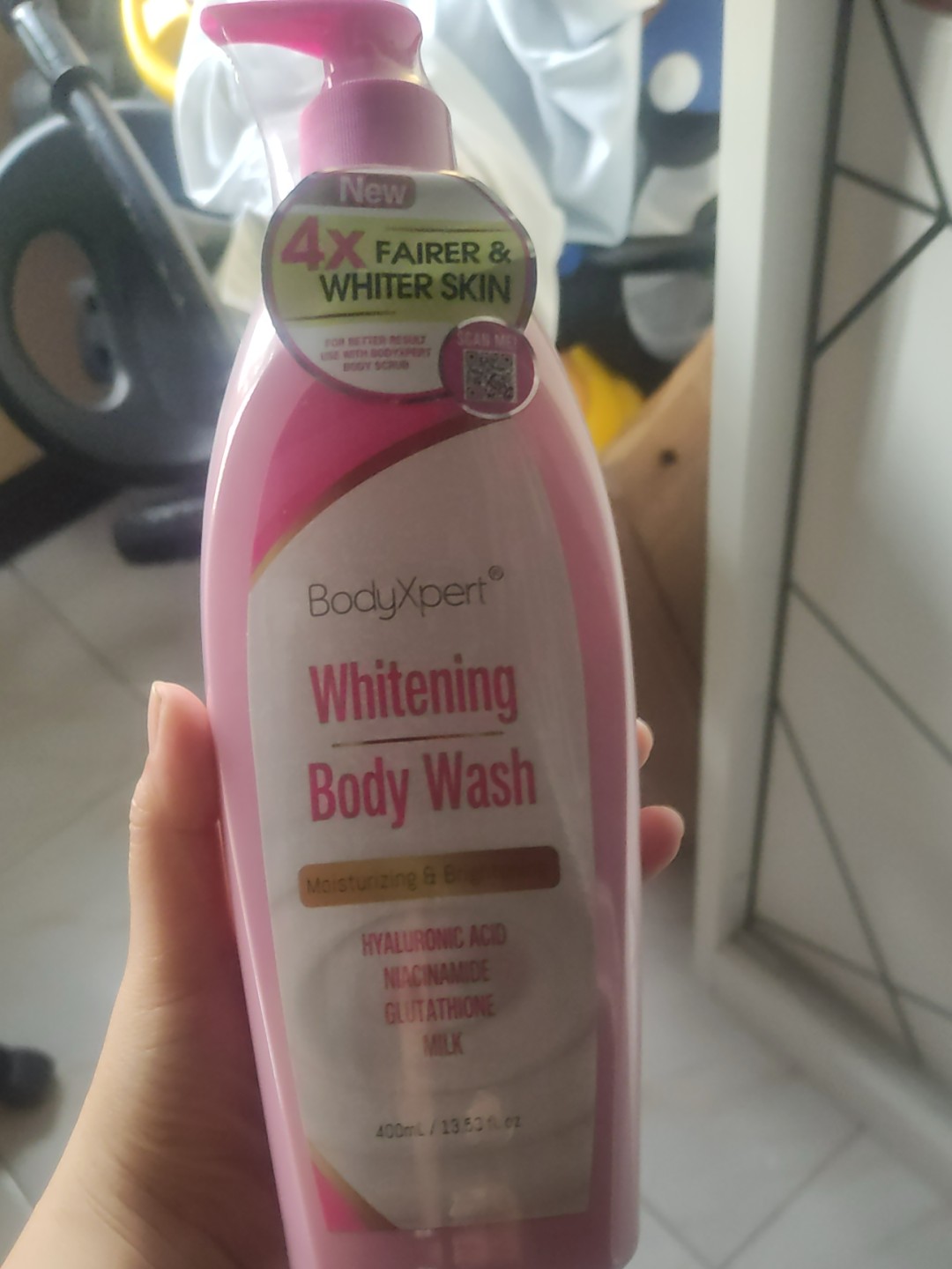 BodyXpert Whitening Body Wash Glutathione & Milk 400mL Moisturizing And Brightening  Body Wash Niacinamide And Hyaluronic Acid Body Wash - Lazada